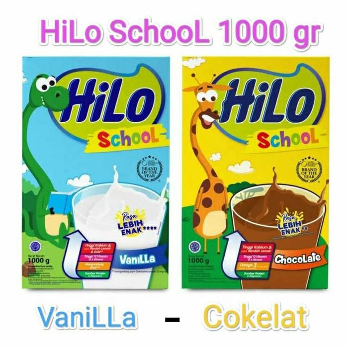 Gambar Hilo School Cokelat 1000Gr/ Vanilla 1000Gr Kemasan Baru dari sriwahyuni00009 undefined Tokopedia