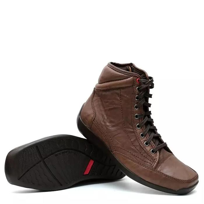 Gambar GINO MARIANI Elario 2 Original Sepatu Boots Casual Pria - Dark Brown, 39 dari Branded Iconic Store undefined Tokopedia