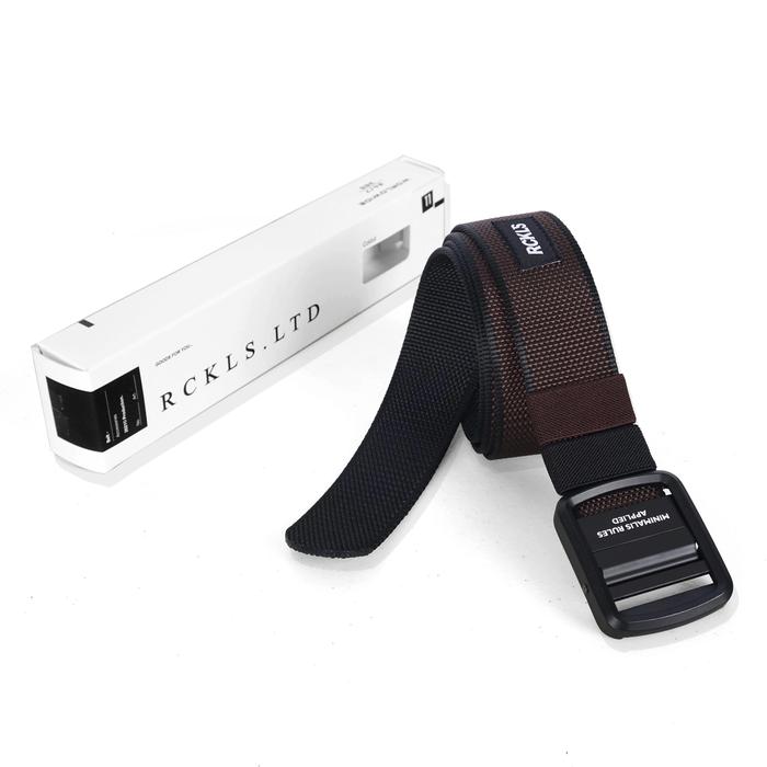 Gambar INSANELTD. Ikat Pinggang Pria Canvas Rckls Hunter Brown Webbing Belt | High Quality Premium Bisa COD - brown dari RCKLS RECKLESS undefined Tokopedia