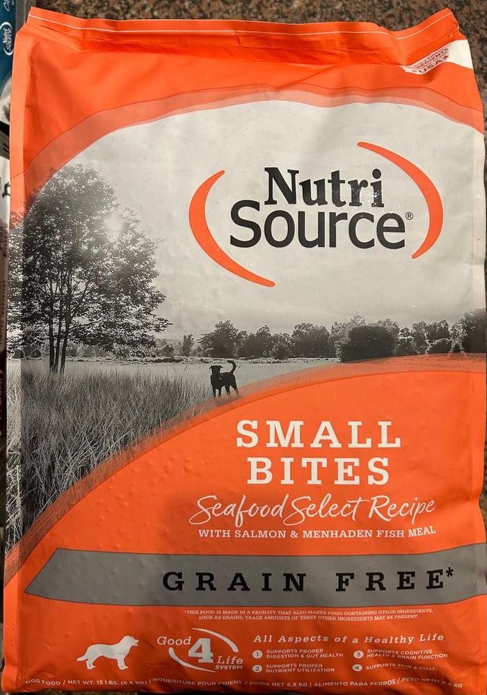 Jual Nutri Source Grain Free Dog Food Small Bites Seafood Select