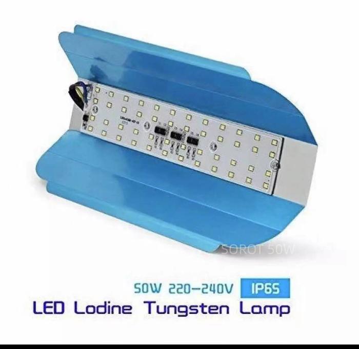 Gambar Lampu Jalan 100W 220V Pju Led Sunlamp Sorot Outdoor Penerangan Stree Light - tuste 50w putih dari Msizg shop. undefined Tokopedia