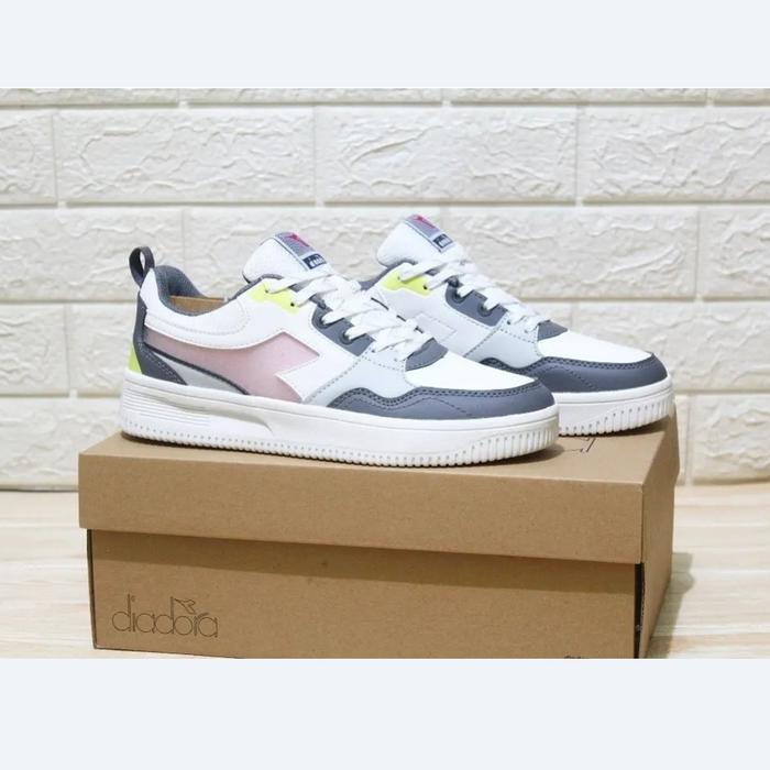 Gambar SEPATU DIADORA CASUAL WOMENS ORIGINAL - aqua white grey, 37 dari deystore7 undefined Tokopedia