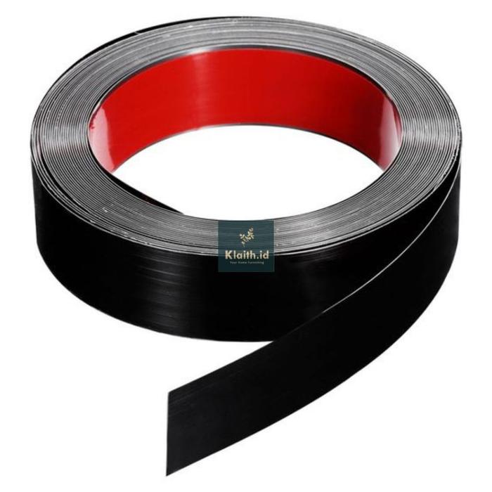 Gambar plat stainless strip/strip plat stainless - Hitam, 2CM dari TR Wallpaper Dinding undefined Tokopedia