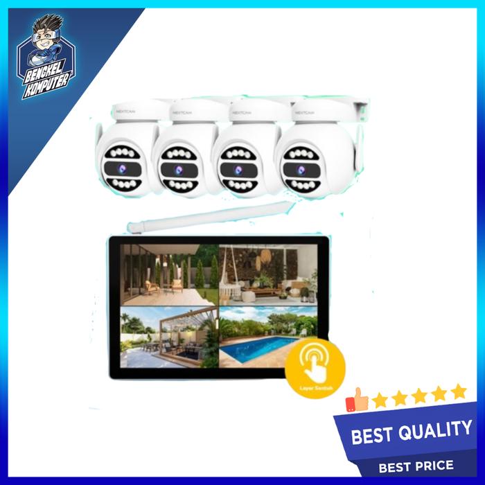 Gambar NEXTCAM SET WIRELESS CAMERA KIT 10 INCH TOUCH SCREEN MONITOR NC-WMN958 | NC-CW958 dari bengkelkomputerptk undefined Tokopedia