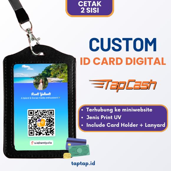 Gambar ID Card Digital taptap etoll Jenis Print UV - Tapcash dari Taptap Official Store undefined Tokopedia
