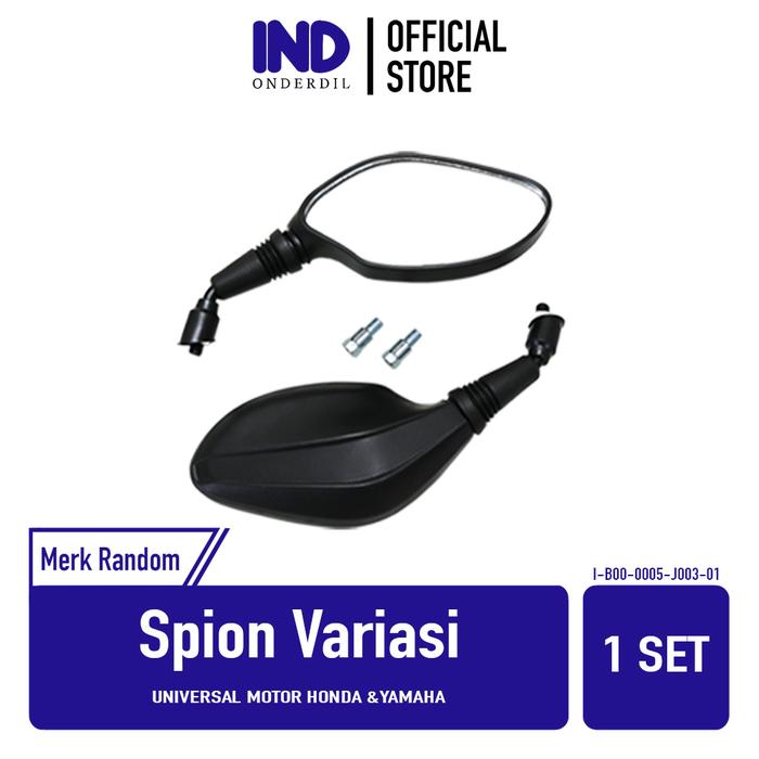 Gambar Spion Click Untuk Motor Honda & Yamaha Beat Karbu FI Pop Street eSP & Vario 110 150 125 LED New & Mio M3 Z S & Soul GT 125 & X-Ride & Scoopy Old Variasi Carbon Hitam Black Model Pulser Import Lokal - Hitam-Import dari IND Onderdil undefined Tokopedia