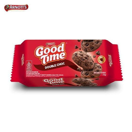 Gambar Bisquit Good time Double choco chips 70 Gr Murah dari toko_geka undefined Tokopedia