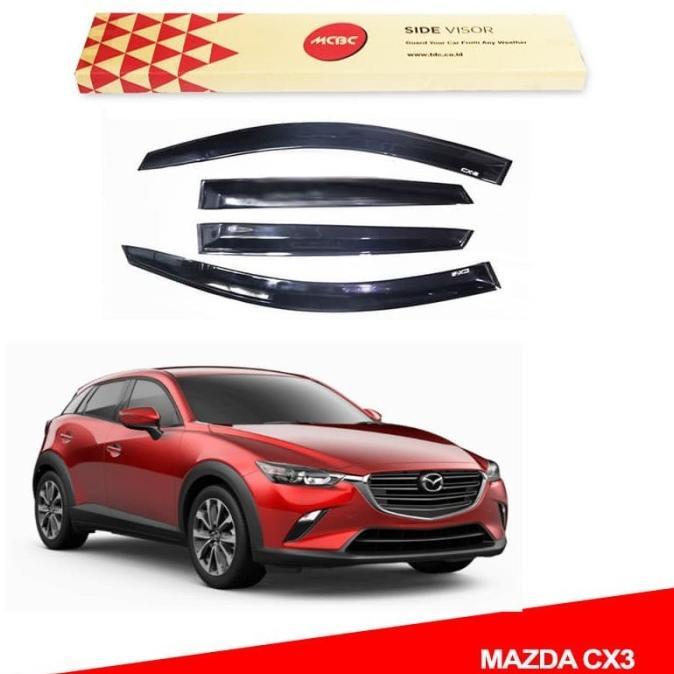 Gambar Talang Air Mobil Slim Mazda CX3 CX-3 Original MCBC Warna Diamod Black - CX3 2016 dari jabo farm undefined Tokopedia