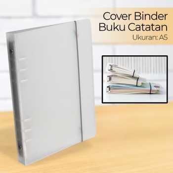 Gambar Cover Case Sampul Binder Buku Catatan Jurnal Diary Notebook Transparan - A5 dari Comodic Store undefined Tokopedia