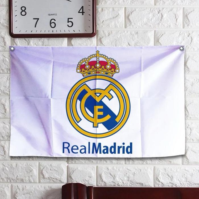 Gambar P R O M O Bendera Real Madrid/Cetak Flag Custom - 90x60 dari Akutsa Store undefined Tokopedia