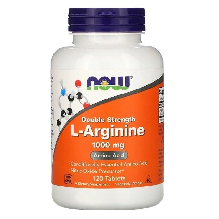 Gambar NOW FOODS L-ARGININE 500 mg / 1000 mg - 1000 mg 120Tabs dari Peony Jade undefined Tokopedia