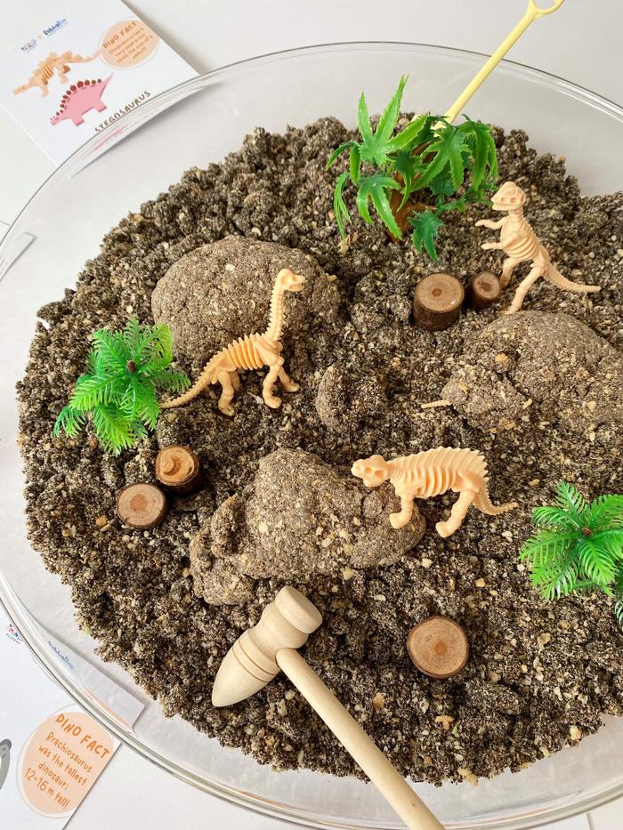 Gambar [Bebbabox] Dino Dig Adventure Foodgrade | Mainan Fossil Dinosaur Edukasi Edukatif | Sensory Anak & Balita - Dino Dig dari Bebbabox undefined Tokopedia