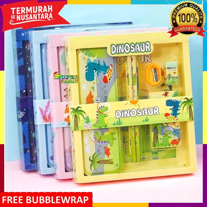 Gambar Paket Alat Tulis Anak Set Perlengkapan Peralatan Sekolah Anak Tk Paud Sd Perempuan Laki Laki Cewek Cowok Lucu Lengkap - 7IN1 CEWEK dari supermainan undefined Tokopedia