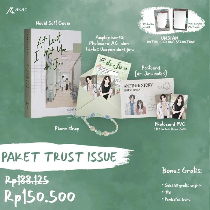 Gambar PRE ORDER - At Least I Met You dr. Jiru - Asabell - Akad - Bumifiksi - TRUST ISSUE dari BumifiksiJogjakarta undefined Tokopedia