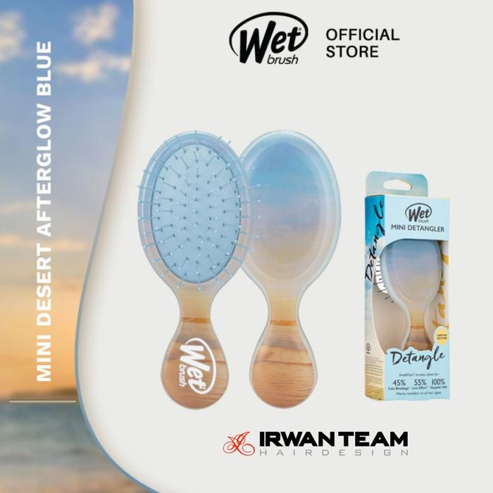 Gambar The Wet Brush Mini Desert Afterglow - Sisir Anti Kusut - Biru dari Irwan Team Kota Administrasi Jakarta Pusat Tokopedia