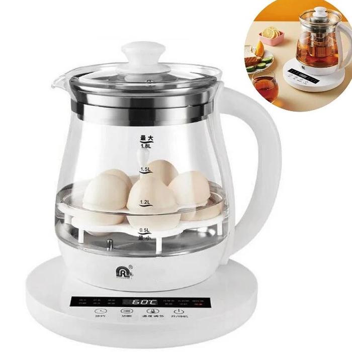 Gambar 220V Smart Health Pot Home Electric Kettle Multi-function Glass Flower Teapot Temperature Adjust Teapot Kitchen Appliances 1.8L dari Nebula Vortex undefined Tokopedia