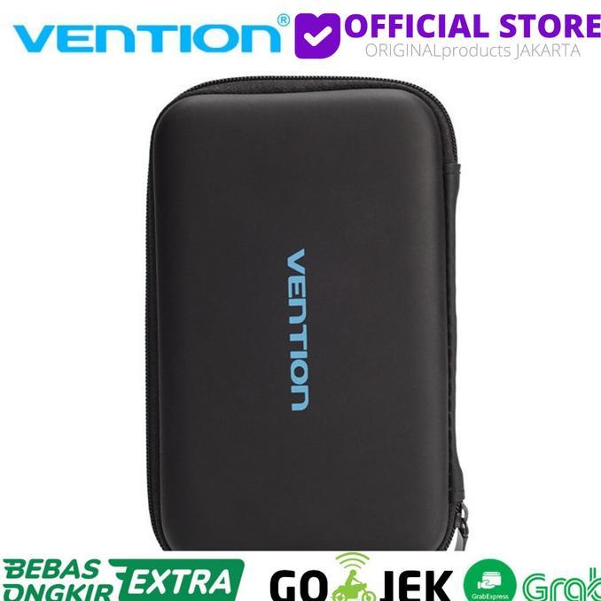 Gambar Vention Travel Pouch Organizer Electronic Storage Bag Accessories - KBKBO Black dari Global Gallerry undefined Tokopedia