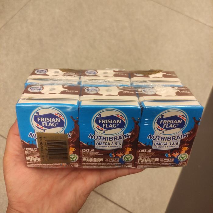 Gambar FRISIAN FLAG NUTRIBRAIN SUSU UHT COKELAT/ CHOCOLATE (6pcs x 115mL) dari TOKO BEN 23 undefined Tokopedia
