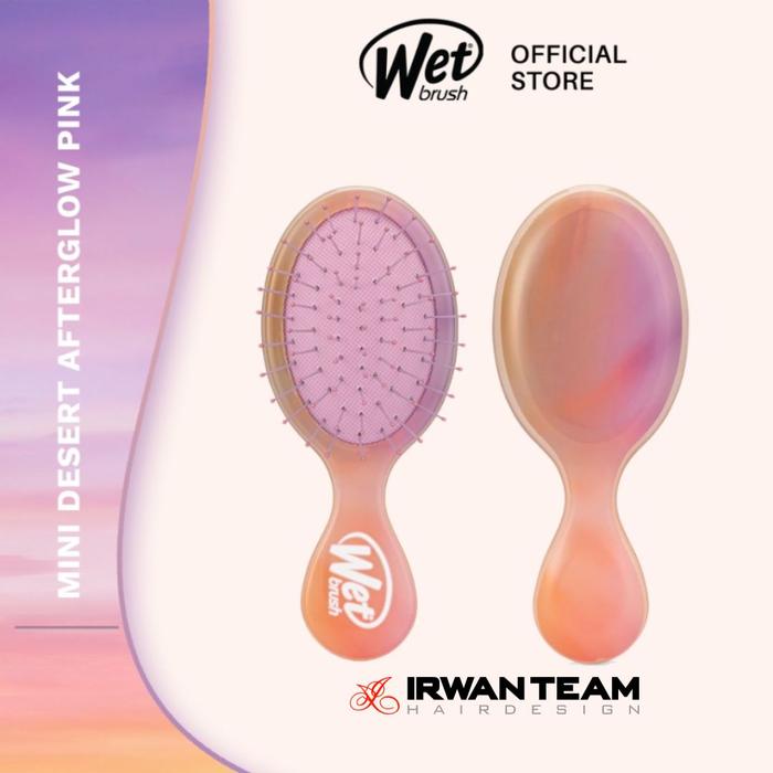 Gambar The Wet Brush Mini Desert Afterglow - Sisir Anti Kusut - Merah Muda dari Irwan Team undefined Tokopedia