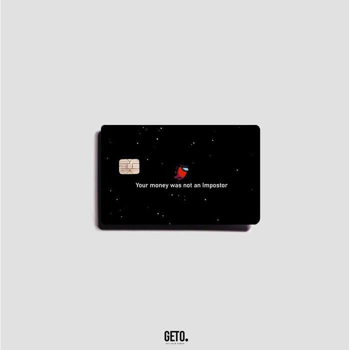 Promo Stiker Sticker Skin Kartu Atm Among Us Swipe Card Edition ...