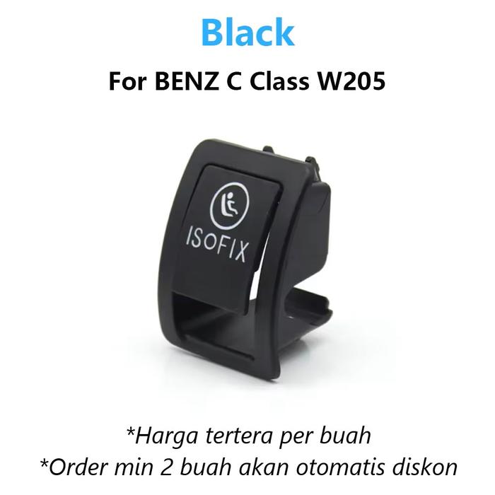 Jual ISOFIX Cover Mercedes W205 Tutup Kursi Anak Rear Seat Mercy