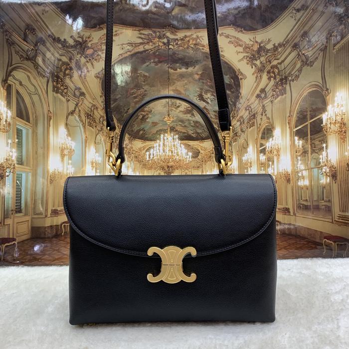 Gambar Arda Brand Selena Leather Bag (Tas Kulit No Brand) - Hitam gold dari Arda Brand undefined 5 Tokopedia