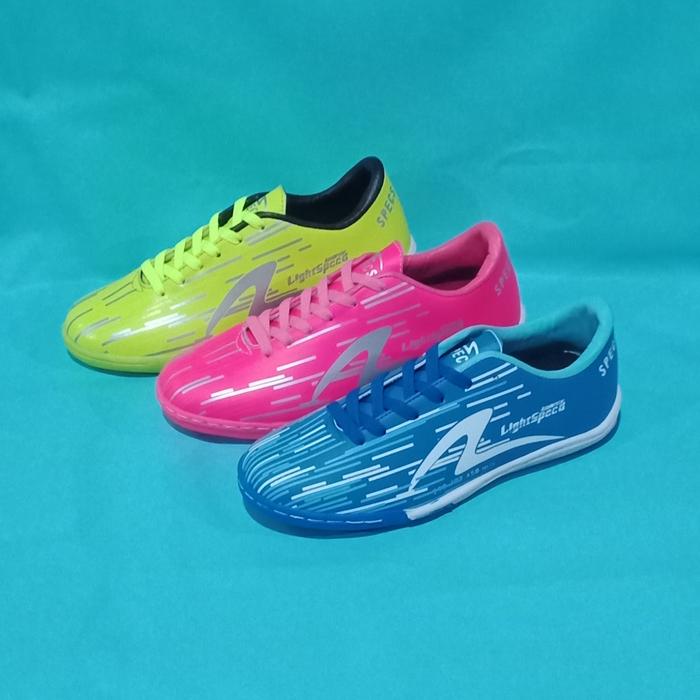 Gambar sepatu futsal specs lightspeed reborn in size 33-43 keren - Biru, 39 dari Una Futsal undefined Tokopedia
