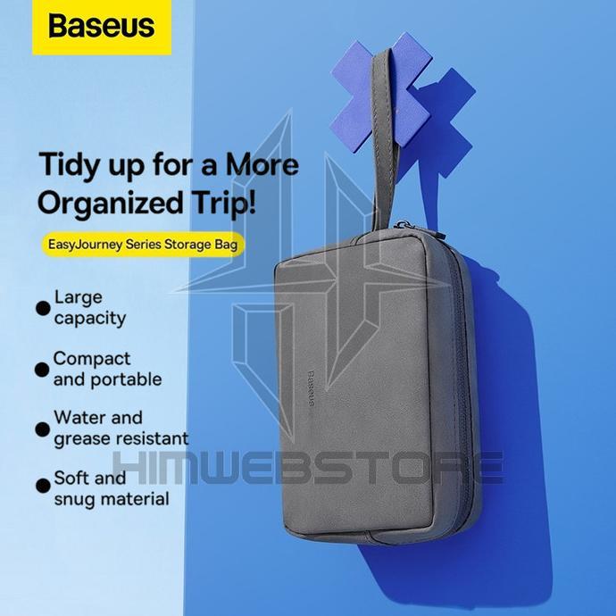 Gambar Baseus Easyjourney Tas Pouch Dompet Storage Bag Travel Aksesoris Kit dari PT AR RAZAQ undefined Tokopedia