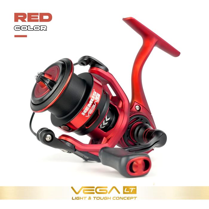 Gambar Reel SPINNING HEMUS VEGA LT (LIGHT AND TOUGH CONCEPT) - RED dari WARUNG-PANCING-DAN-BERBURU undefined Tokopedia