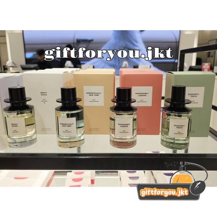 Parfum Zara Elegantly Tokyo Fashionably London Energetically New York  Ebony Wood EDP 30 ml 100 ml Original Woman Perfume Parfume Wanita Cewek 