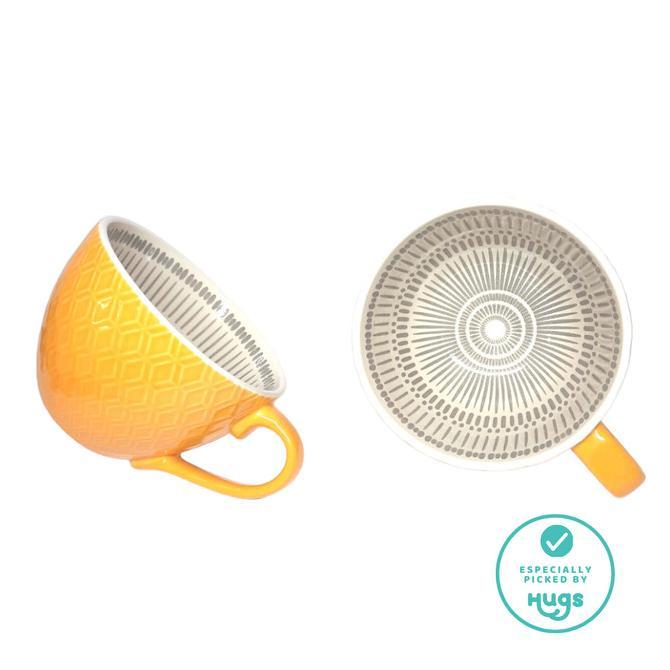 Gambar SALE - CARE PACKAGE HUGS, HEALTH AND WELLNESS GIFT, CERAMIC BIG COFFEE MUG - Kuning, Corrugated Box dari giokijoroyo undefined Tokopedia