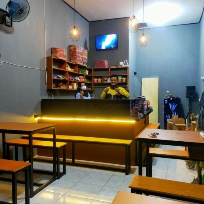 Gambar meja warkop set/meja cafe + bangku 6set se jabodetabek dari ARTSANDA0909 undefined Tokopedia