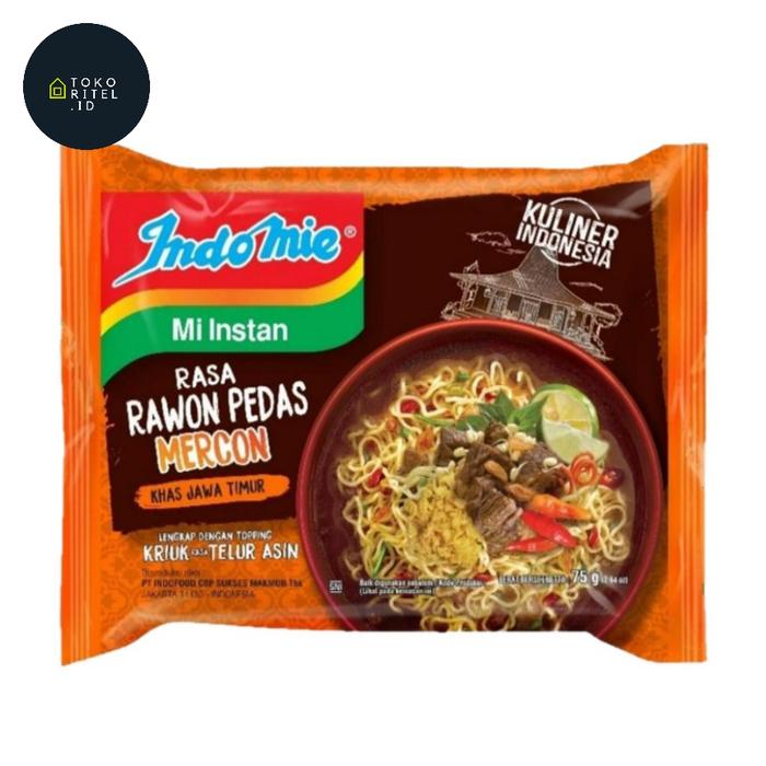 Gambar Indomie Rawon Pedas Mercon/Indomie Rawon Kuah Mercon/Indomie Pedas - RAWON PEDAS dari Toko Ritel Indonesia undefined Tokopedia