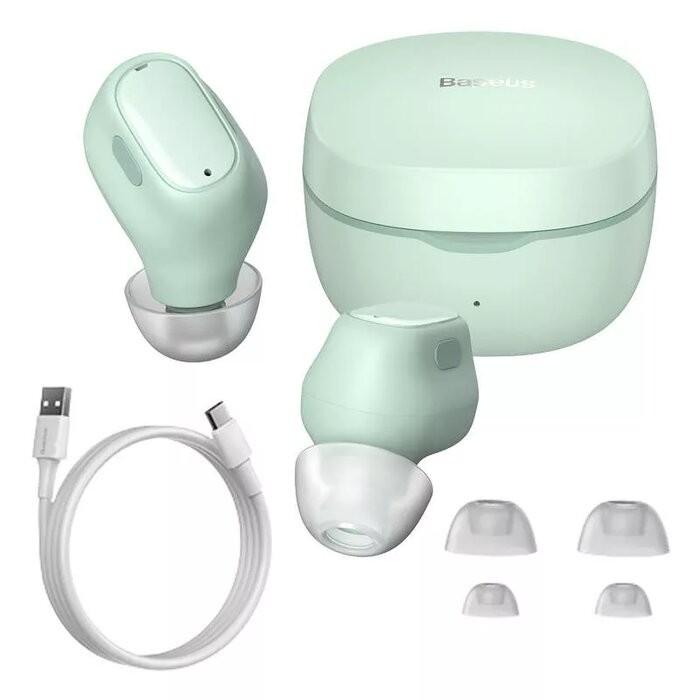 Gambar Baseus TWS Bowie WM01 True Wireless Bluetooth Earbuds - Green Bowie dari Chiarashop_id undefined Tokopedia