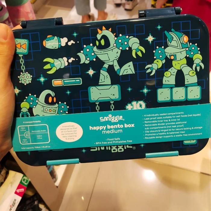 Gambar Tempat Bekal Smiggle Anak Laki Laki Smiggle Bento Lunch Box Medium - 4 dari yellowcarrot21 undefined Tokopedia