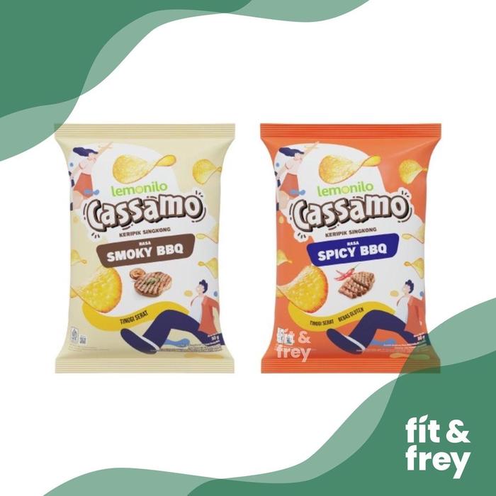 Gambar LEMONILO Cassamo - Keripik Singkong - Tinggi Serat Bebas Gluten - Smoky Spicy Bbq - Snack Cemilan Diet Sehat No MSG - Smoky Bbq dari Ichfani Store undefined Tokopedia