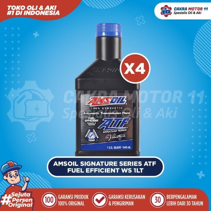 Gambar PAKET BUNDLE AMSOIL SIGNATURE SERIES ATF FUEL EFFICIENT WS dari DarSthore undefined Tokopedia