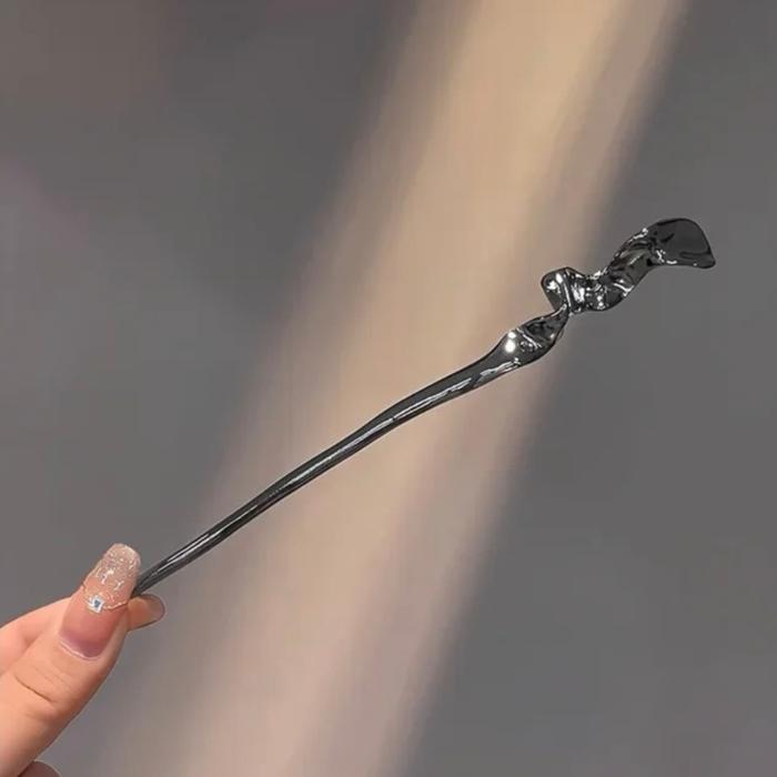 Gambar Tusuk Konde Chinese Style New Chinese Minimalis Metal Hair Stick H146 - Black dari Star Gallery undefined Tokopedia