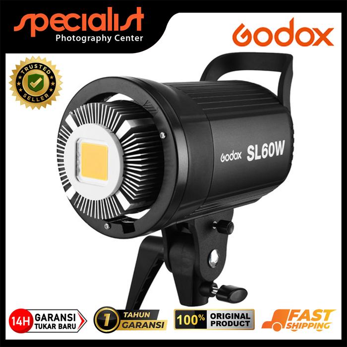 Gambar Godox Studio Flash SL60W / SL 60W / SL 60 W LED Video Light dari Specialist Photography Center undefined Tokopedia