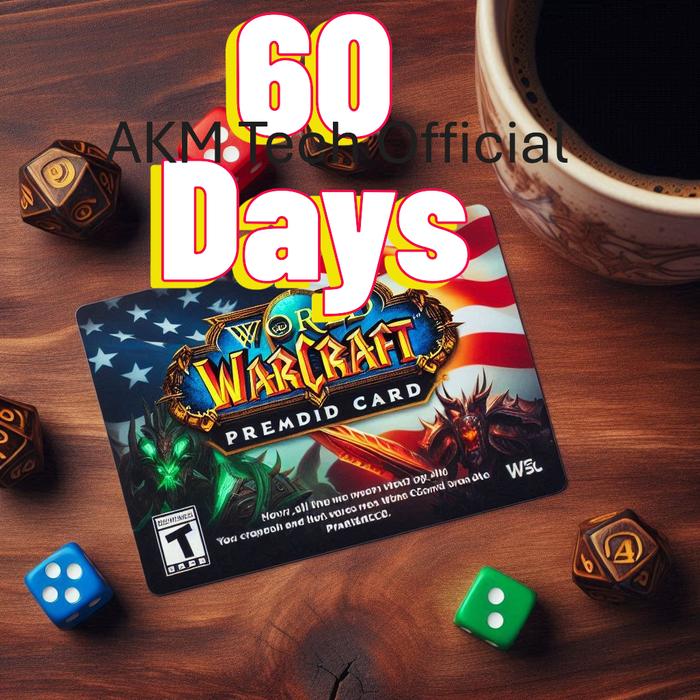 Gambar Game time World of Warcraft 60D - 60D dari AKM Tech Official undefined Tokopedia