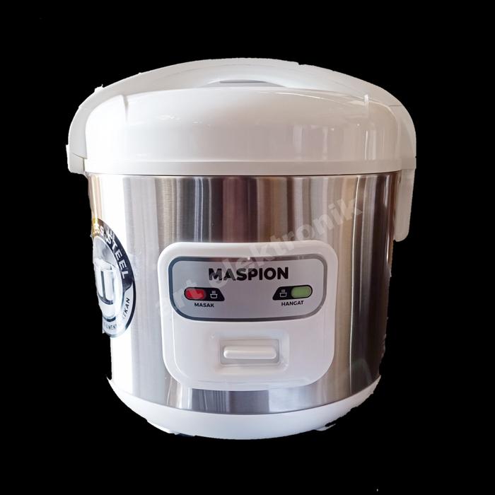 Gambar Maspion Rice Cooker STANLESS STEEL 1 Liter MRJ1003TSS  3IN1 SUS304 - MRJ1003TSS White dari MIAMI ELEKTRONIK undefined Tokopedia