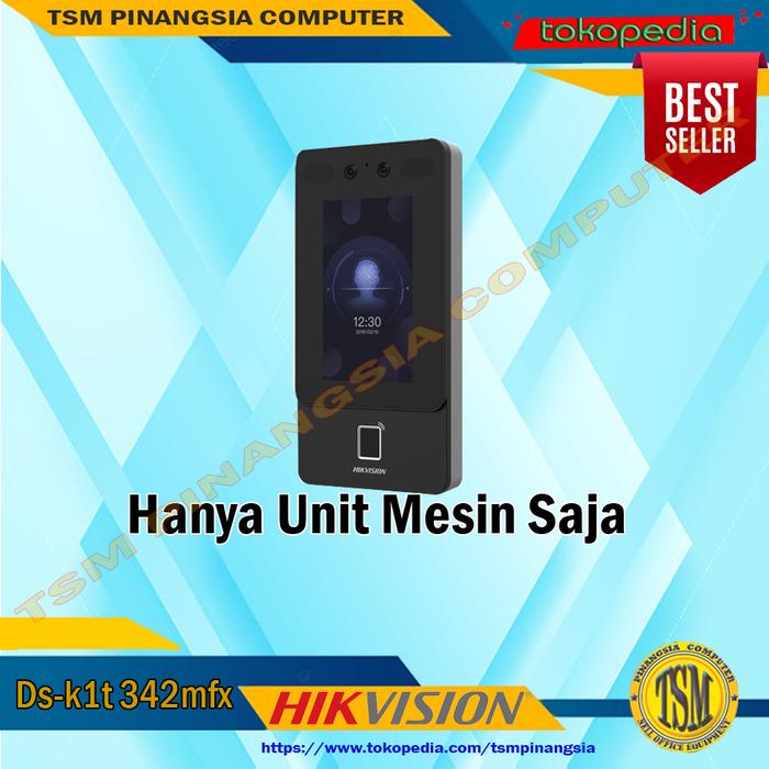 Gambar Hikvision DS-K1T342MFX / DS-K1T 342MFX / Absen Fingerprint / Access Control / Akses Door / Access Door / Paket - Unit Mesin Saja dari Tsm Pinangsia Computer Glodok undefined Tokopedia