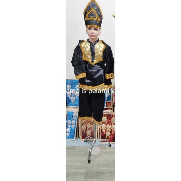 Gambar baju anak laki laki Padang tk - Hitam, Smp dari cahaya monika undefined Tokopedia