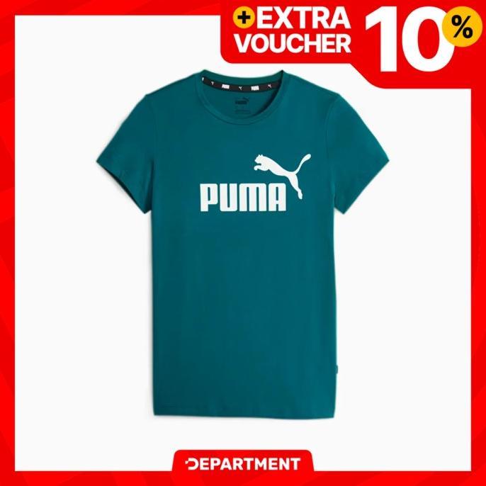 Gambar KAOS WANITA PUMA ESS LOGO TEE 68147143 ORIGINAL - S dari unnuunn undefined Tokopedia