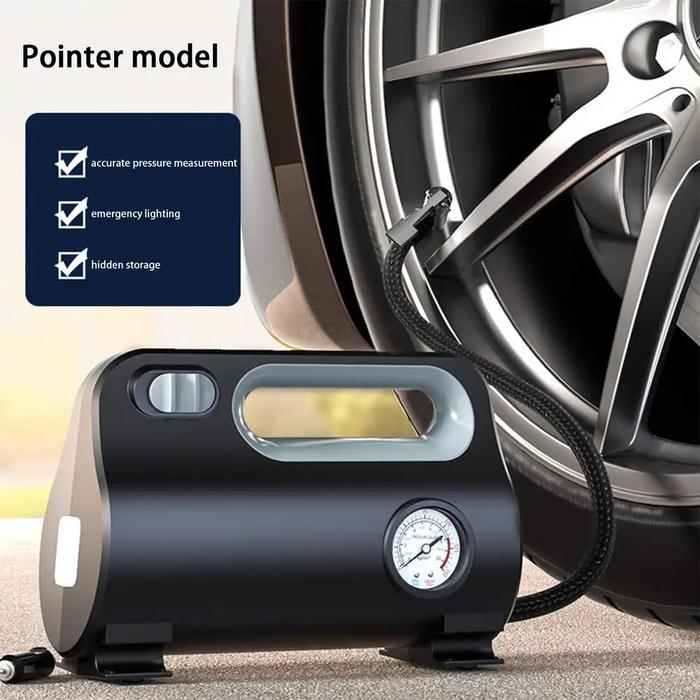 Gambar Pompa Ban Mobil Car Elektrik Portable Kompa Angin Listrik 150 PSI Digital Analog 120W - Analog dari SMART PERSADA undefined Tokopedia