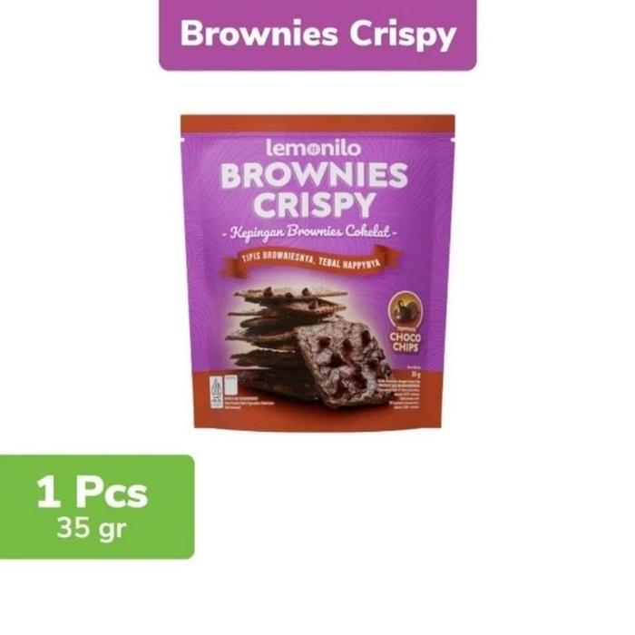 Gambar Lemonilo Brownies Crispy 35 gr rasa Chocochips dan Keju - Keju dari Ichfani Store undefined Tokopedia
