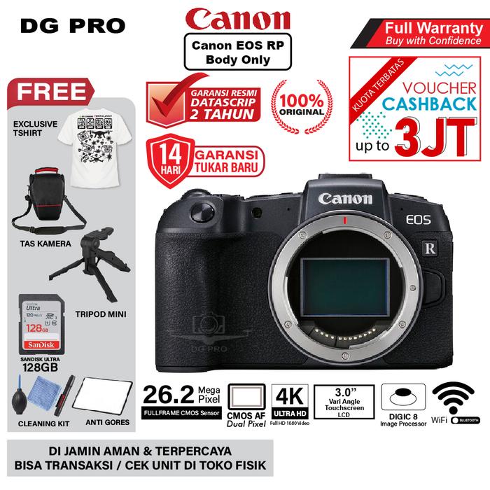 Gambar Canon EOS RP Mirrorless Digital Camera Body Only - Canon EOS RP BO - UNIT ONLY, PAKET A UNIT dari DG PRO KAMERA undefined Tokopedia