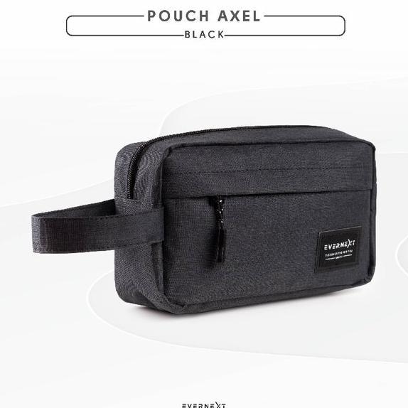 Gambar Terlaris Evernext - Pouch Bag Axel Pria Wanita Tas Tangan Pria Hand Bag Pria Clutch Bag Pria Travel Pouch Aksesoris Asli - BLACK dari DISTRIBUTOR TAS INDONESIA undefined Tokopedia