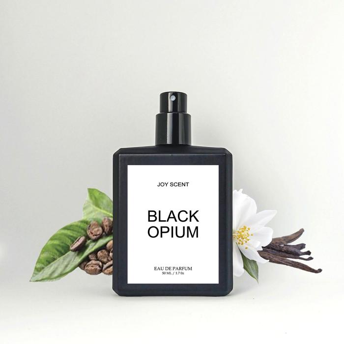 JOY SCENT BLACK OPIUM Eau De Parfum Wangi Segar Manis dan Tahan Lama  Perfume EDP Minyak Wangi Premium Pria dan Wanita GARDENIA