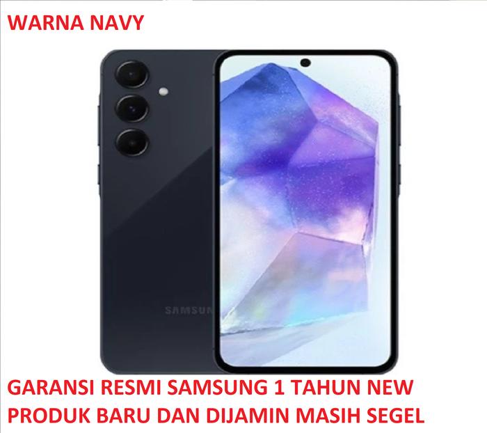 Gambar SAMSUNG GALAXY A55 5G RAM 8GB / 256GB GARANSI RESMI - AWESOME NAVY dari INI TOKO ALEX undefined Tokopedia